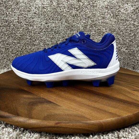 Size 8 - New Balance Women’s FuelCell Fuse V4 Molded Softball Shoe Blue White - Picture 5 of 12
